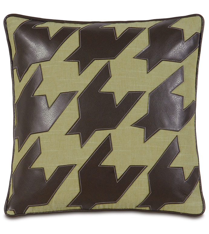 Duvall Green With Houndstooth