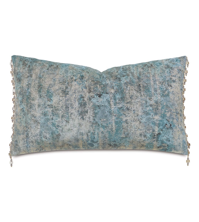 Esmeralda Metallic Decorative Pillow