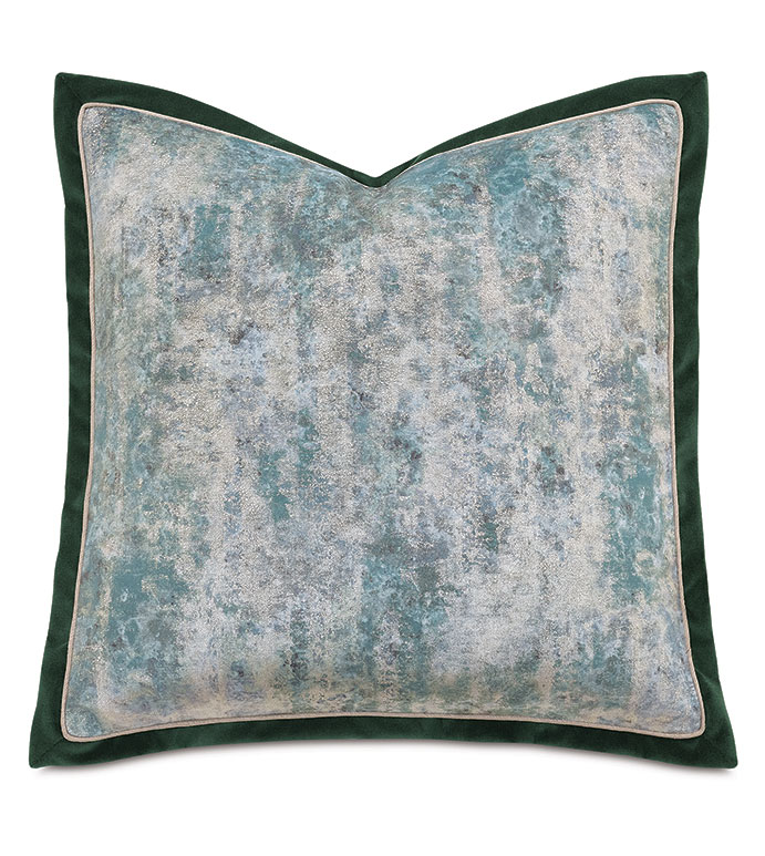 Esmeralda Metallic Decorative Pillow