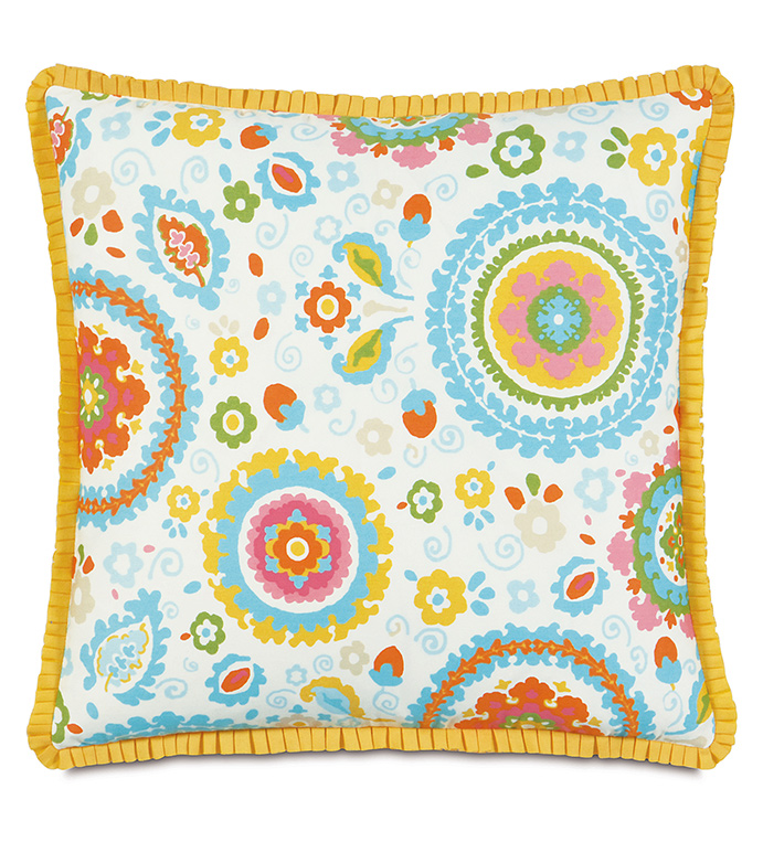 Kennedy Splash With Pleated Ribbon