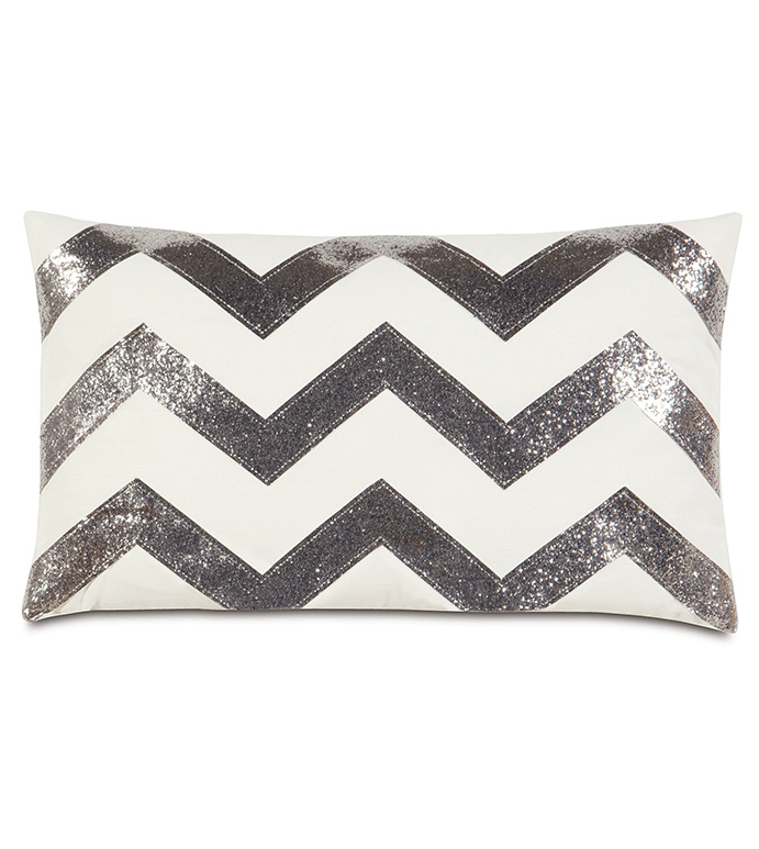 Sparkle Silver Chevron
