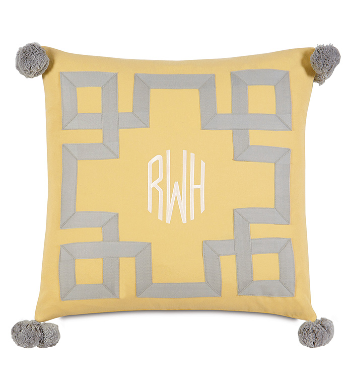 Embroidered 3-Letter Monogram
