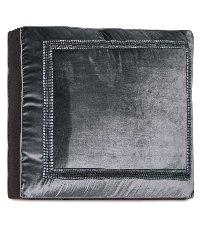 VELDA CHARCOAL DUTCH EURO SHAM