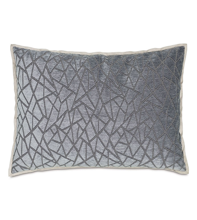 ARGENTO GEOMETRIC DUTCH EURO SHAM