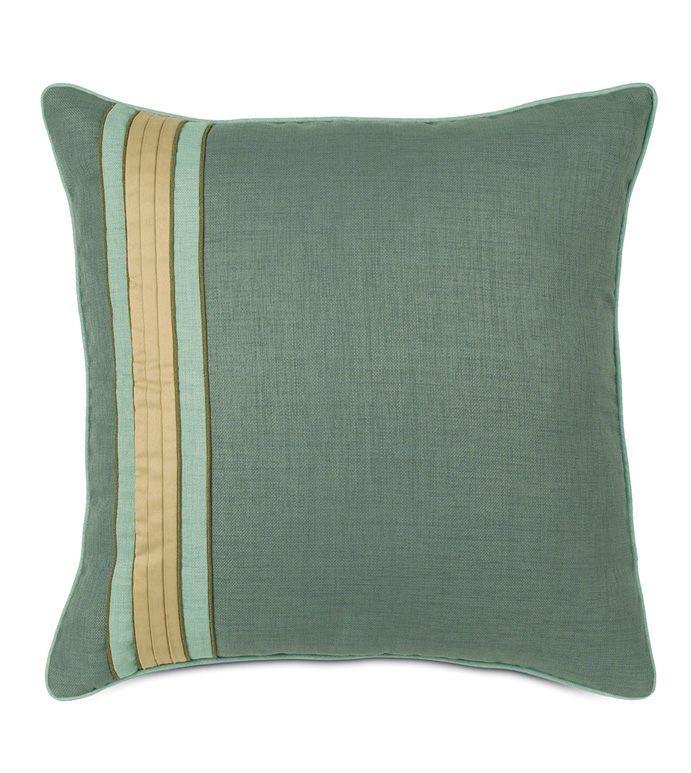 Marny Teal Euro Sham (Left)