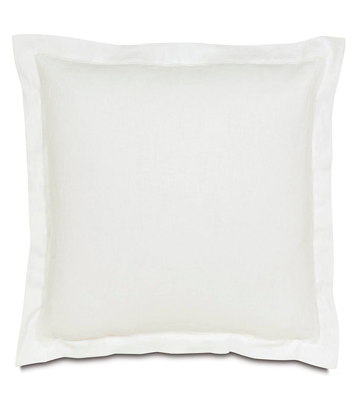 Breeze White Euro Sham