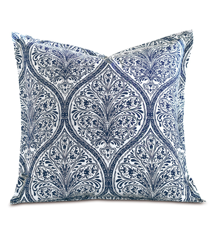 Adelle Percale Euro Sham In Marine