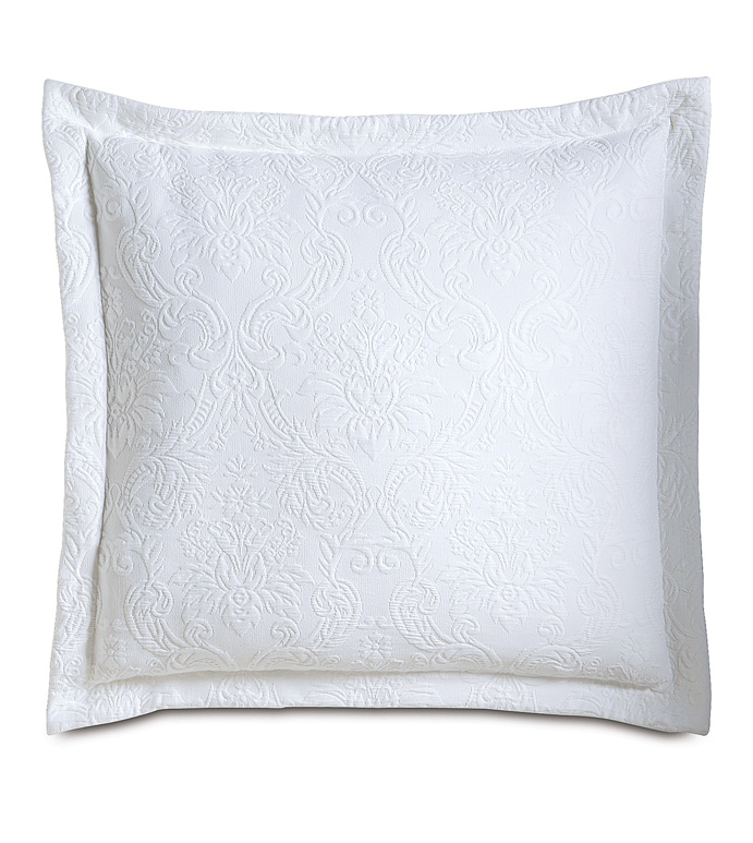 Sandrine White Euro Sham
