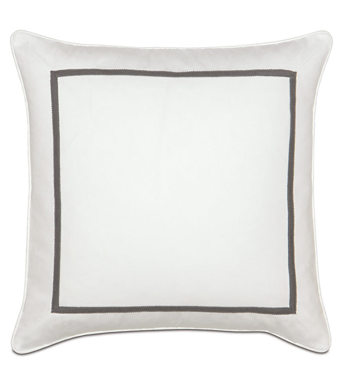 Autry White Euro Sham