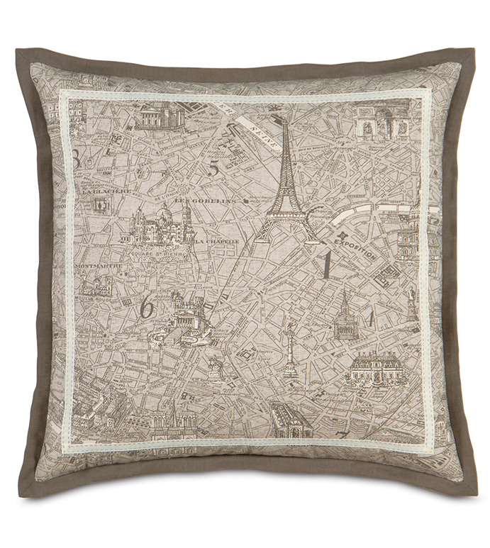 Trompe Mocha Euro Sham