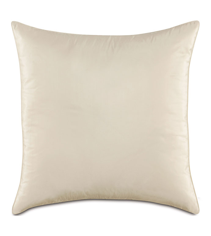 Freda Taffeta Euro Sham in Ivory