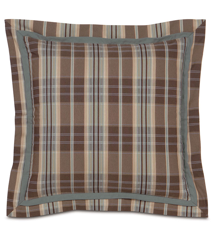 Plaid euro sham best sale