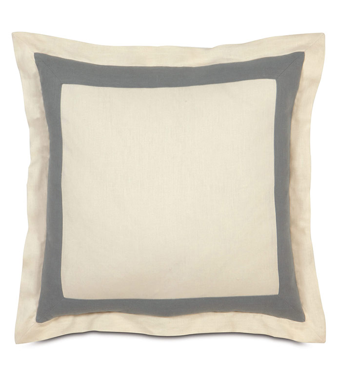 Breeze Pearl/Slate Euro Sham