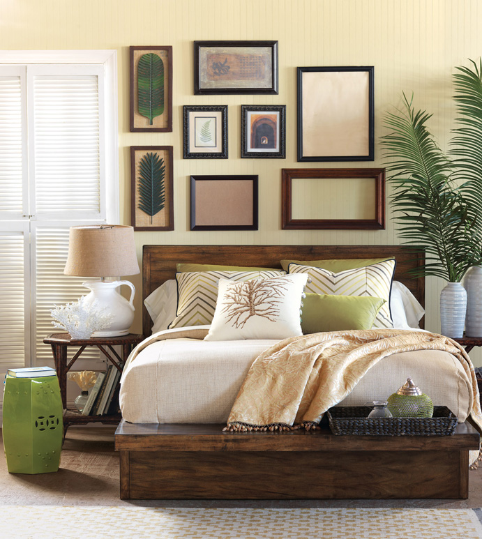 Freda Taffeta Euro Sham in Chartreuse