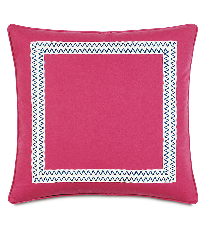 Decker Pink Euro Sham