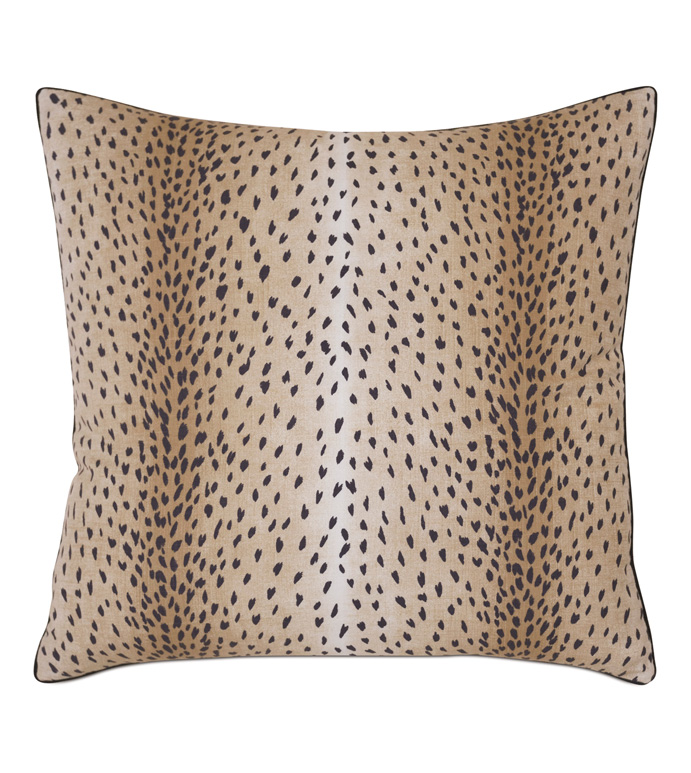 Sloane Leopard Print Euro Sham