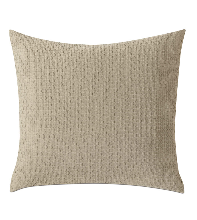 Tegan Matelasse Euro Sham In Sand