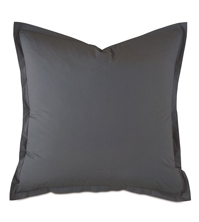 Vail Percale Euro Sham In Slate
