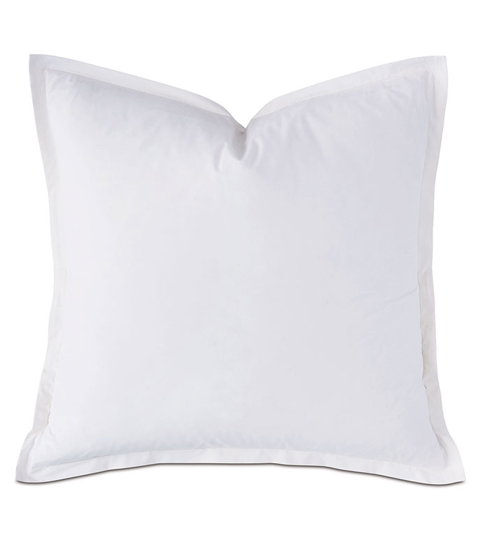 Vail Percale Euro Sham In White