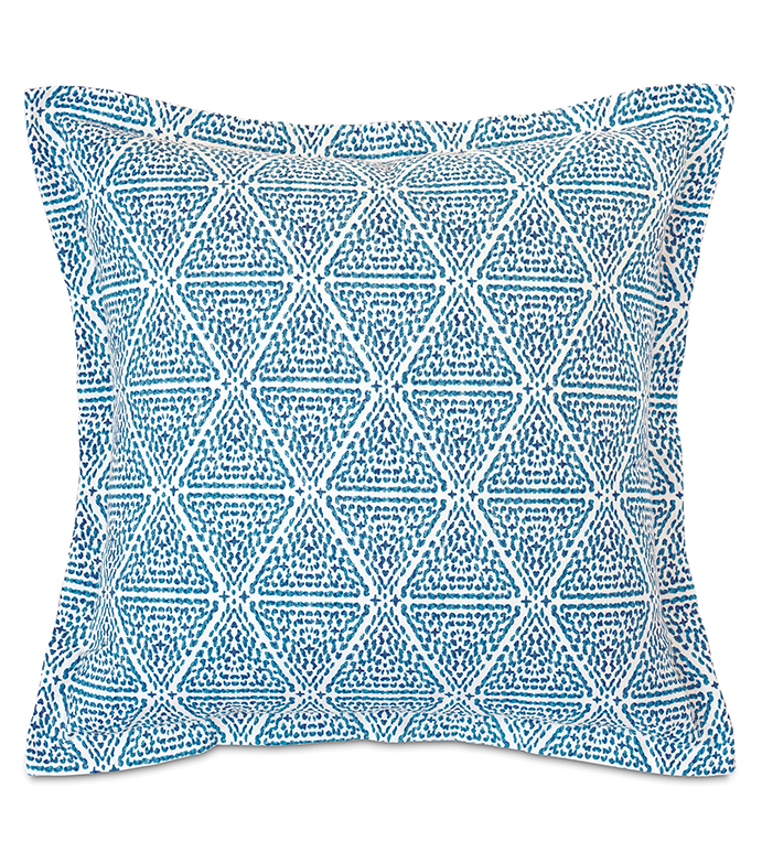 Clementine Geometric Euro Sham