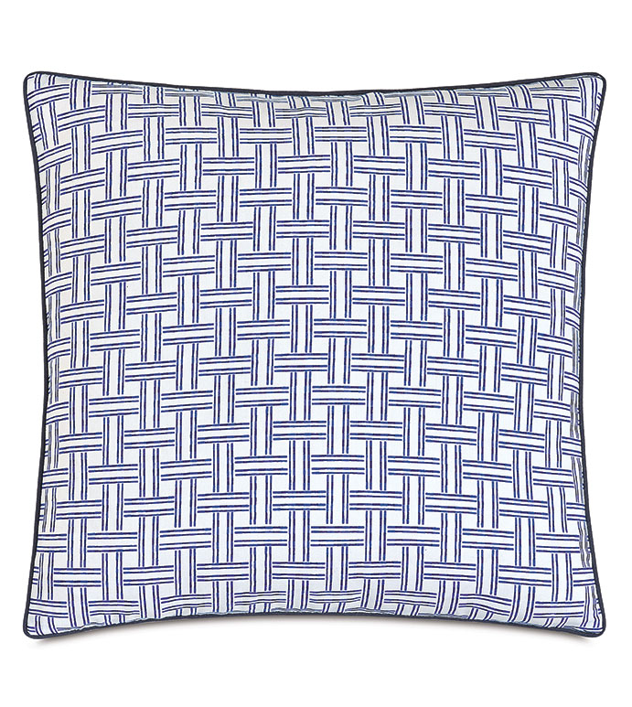 Vizcaya Faux Basketweave Euro Sham