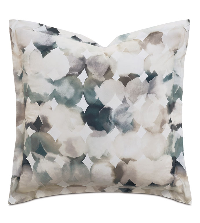 Izaro Watercolor Print Euro Sham