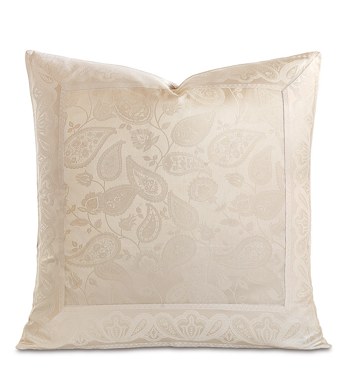 Henna Ecru Euro Sham