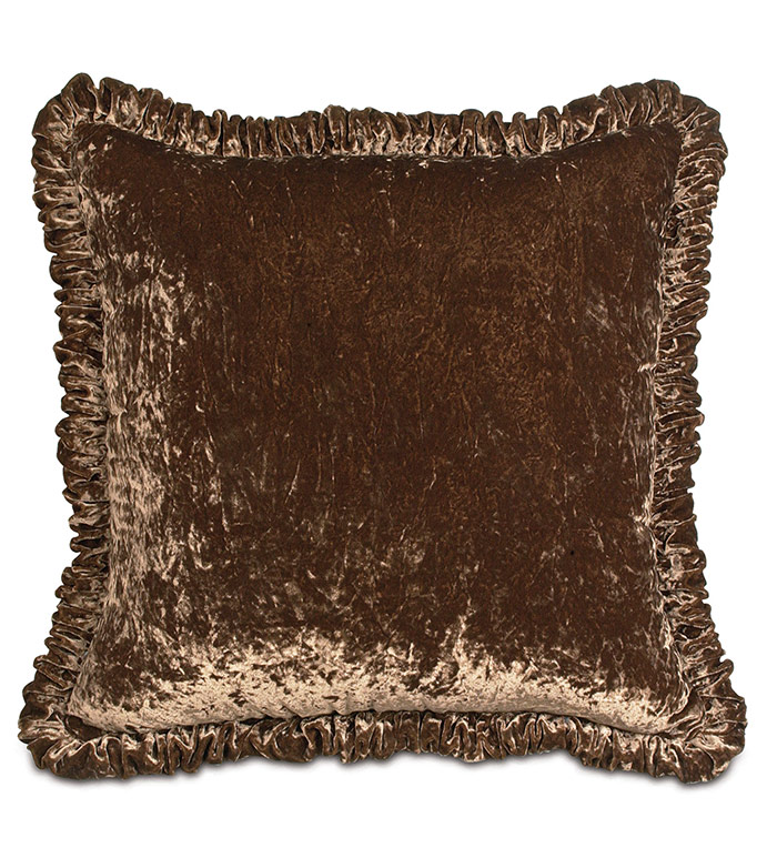 Glamour Mocha Euro Sham