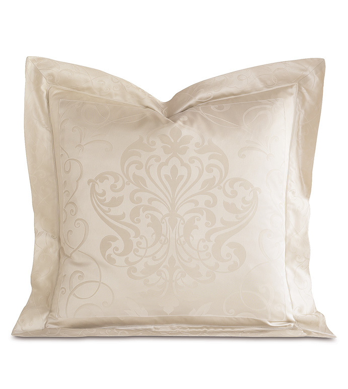 Ornato Ecru Euro Sham