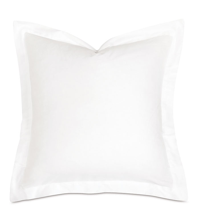 Fresco Sateen Euro Sham in White