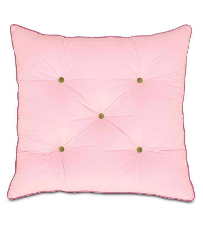 Velvet Pink Tufted