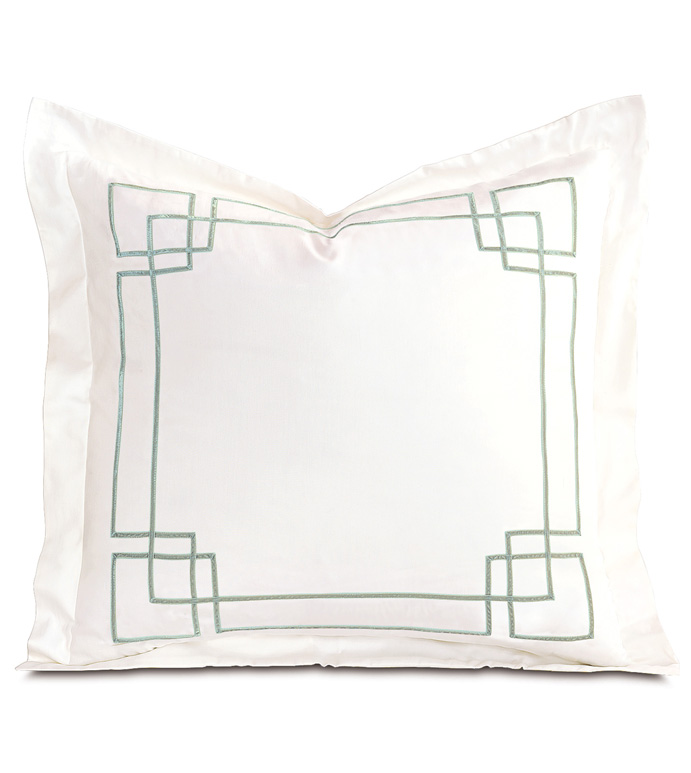 Grafico Ivory/Aloe Euro Sham