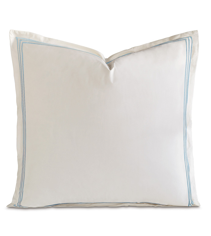 Tessa Ivory/Sky Euro Sham