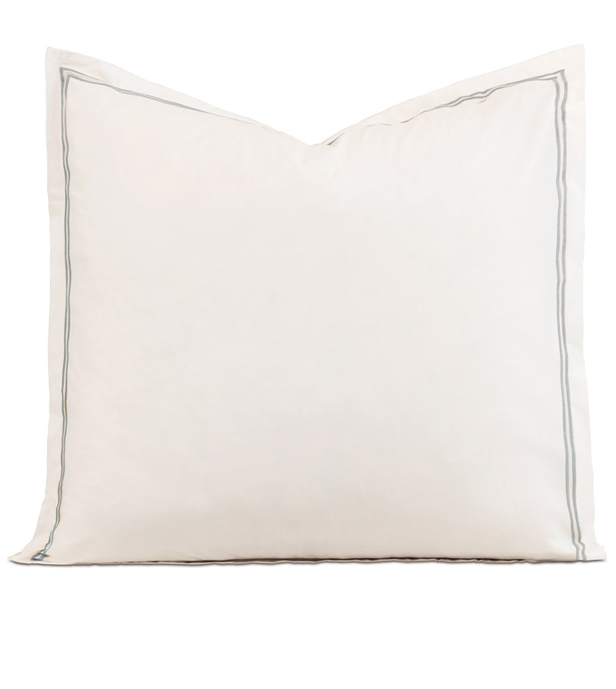 Enzo Ivory/Dove Euro Sham