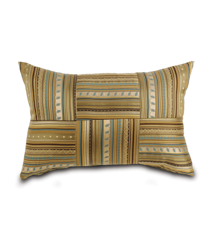 Fiji: Moala Patchwork Decorative Pillow