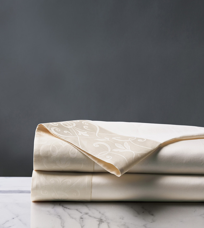 Ornato Ecru Flat Sheet