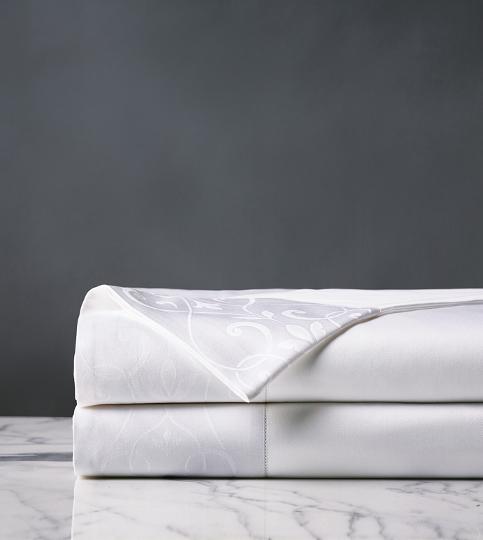 Ornato White Flat Sheet
