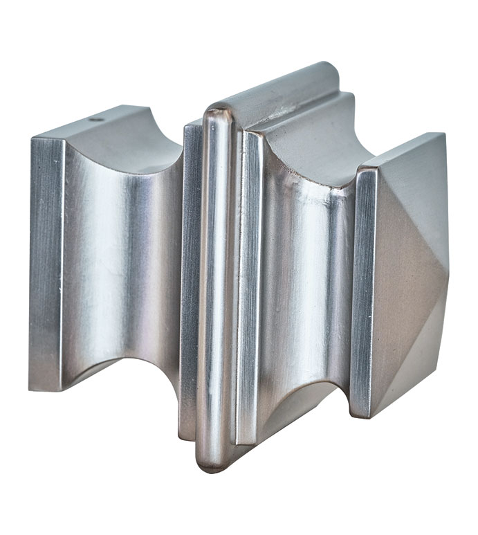 ACERO BRUSHED NICKEL STACKED FINIAL PAIR