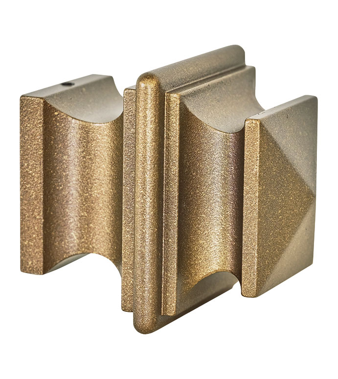 ACERO BRASS STACKED FINIAL PAIR