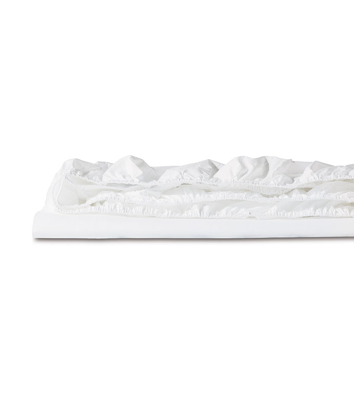 SAFIRA PERCALE FITTED SHEET