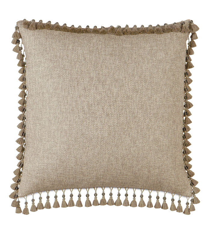 Navarro Beige With Beaded Trim