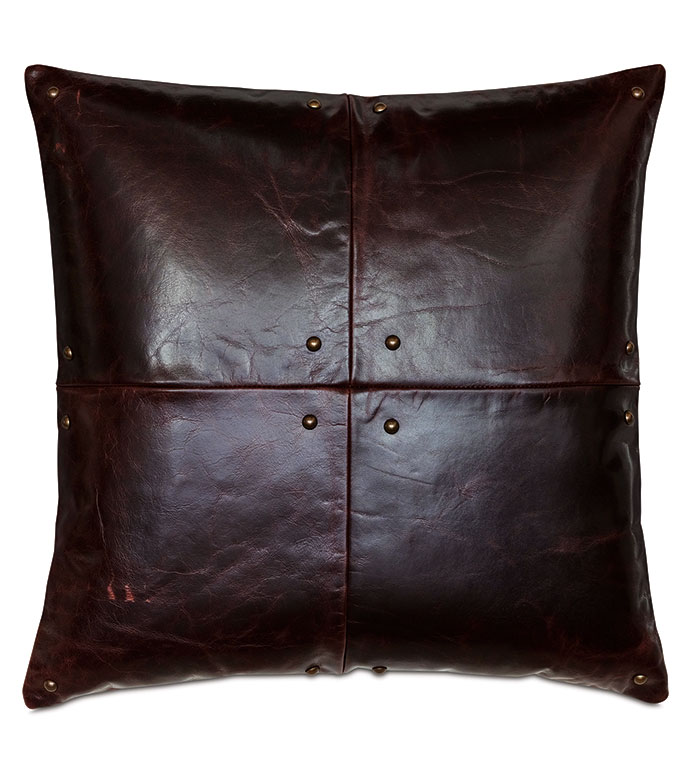 HIGHLAND LEATHER DECORATIVE PILLOW