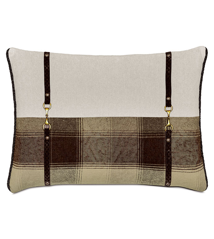 HIGHLAND BUCKLE DECORATIVE PILLOW