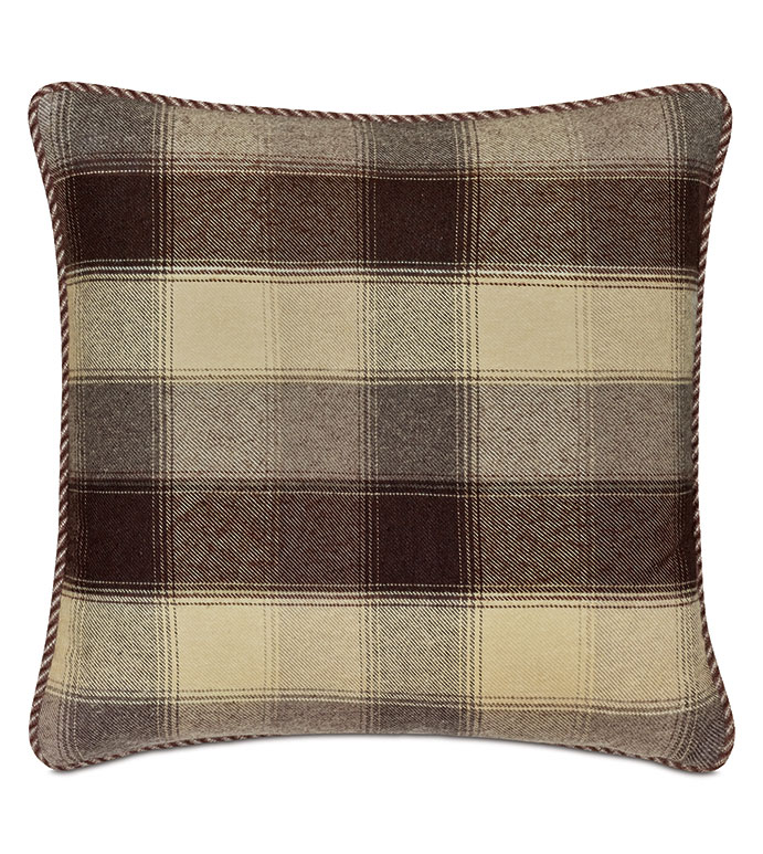 HIGHLAND PLAID DECORATIVE PILLOW