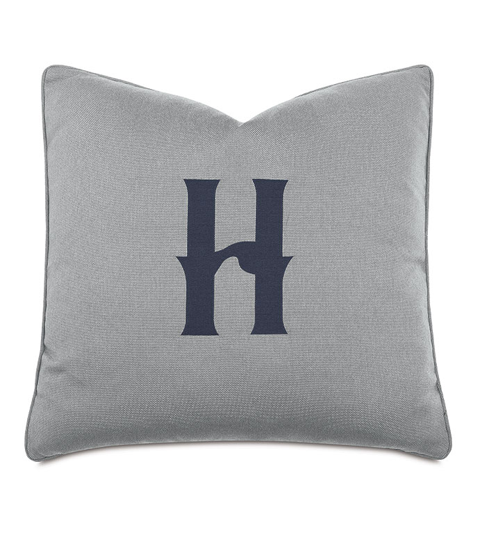 Higgins Monogram Decorative Pillow