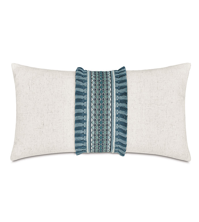 HIGHCLERE FRINGE DECORATIVE PILLOW