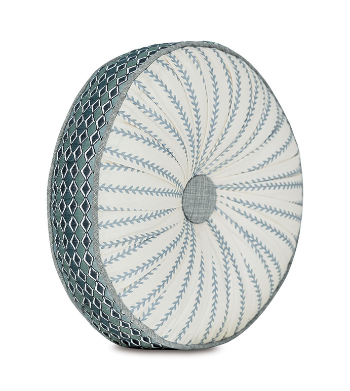 HIGHCLERE BUTTON TUFTED DECORATIVE PILLOW