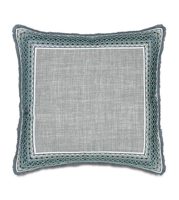 HIGHCLERE DIAMOND DECORATIVE PILLOW