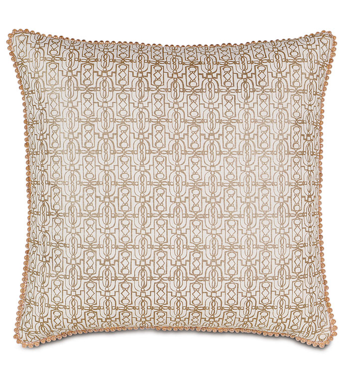 Cordova Taupe With Beaded Trim