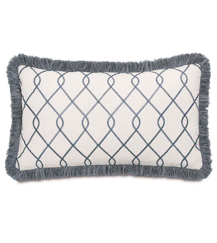 Terrace Grey With Brush Fringe